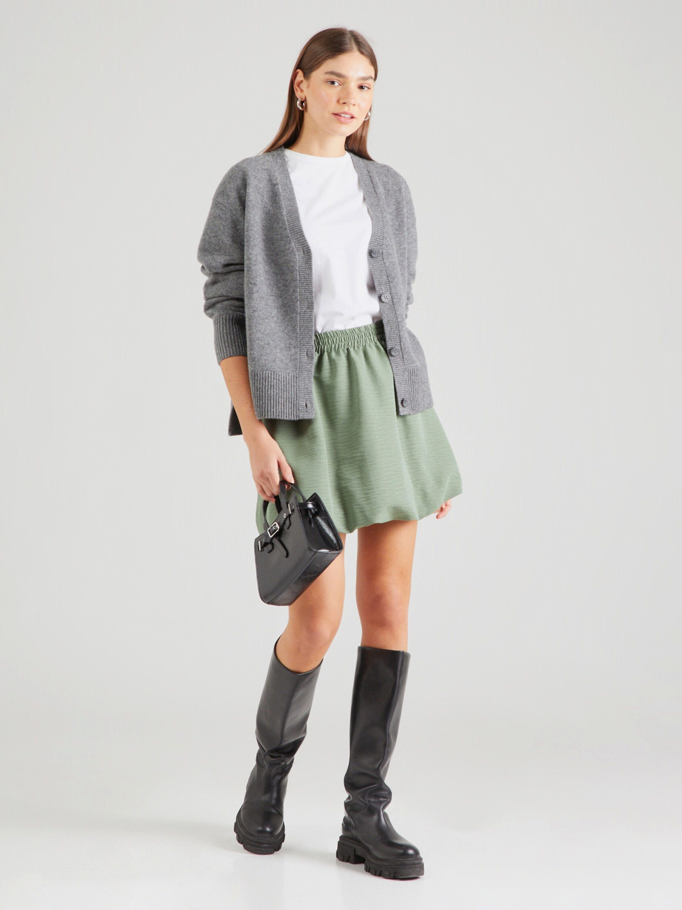 pieces Bleistiftrock PCGIANNA (1-tlg) Drapiert/gerafft