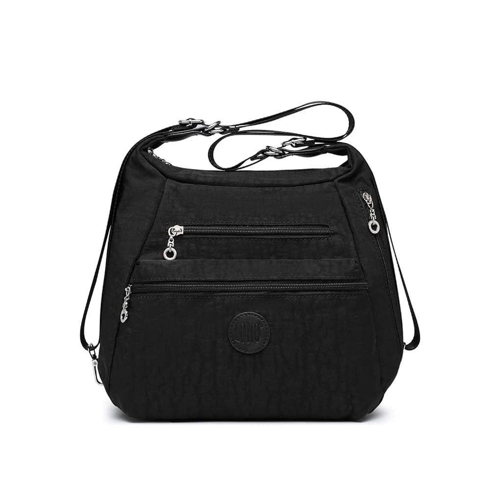 KONO Handtasche Rucksack Damen Umhängetaschen Nylon Schultertaschen 3 in 1 günstig online kaufen