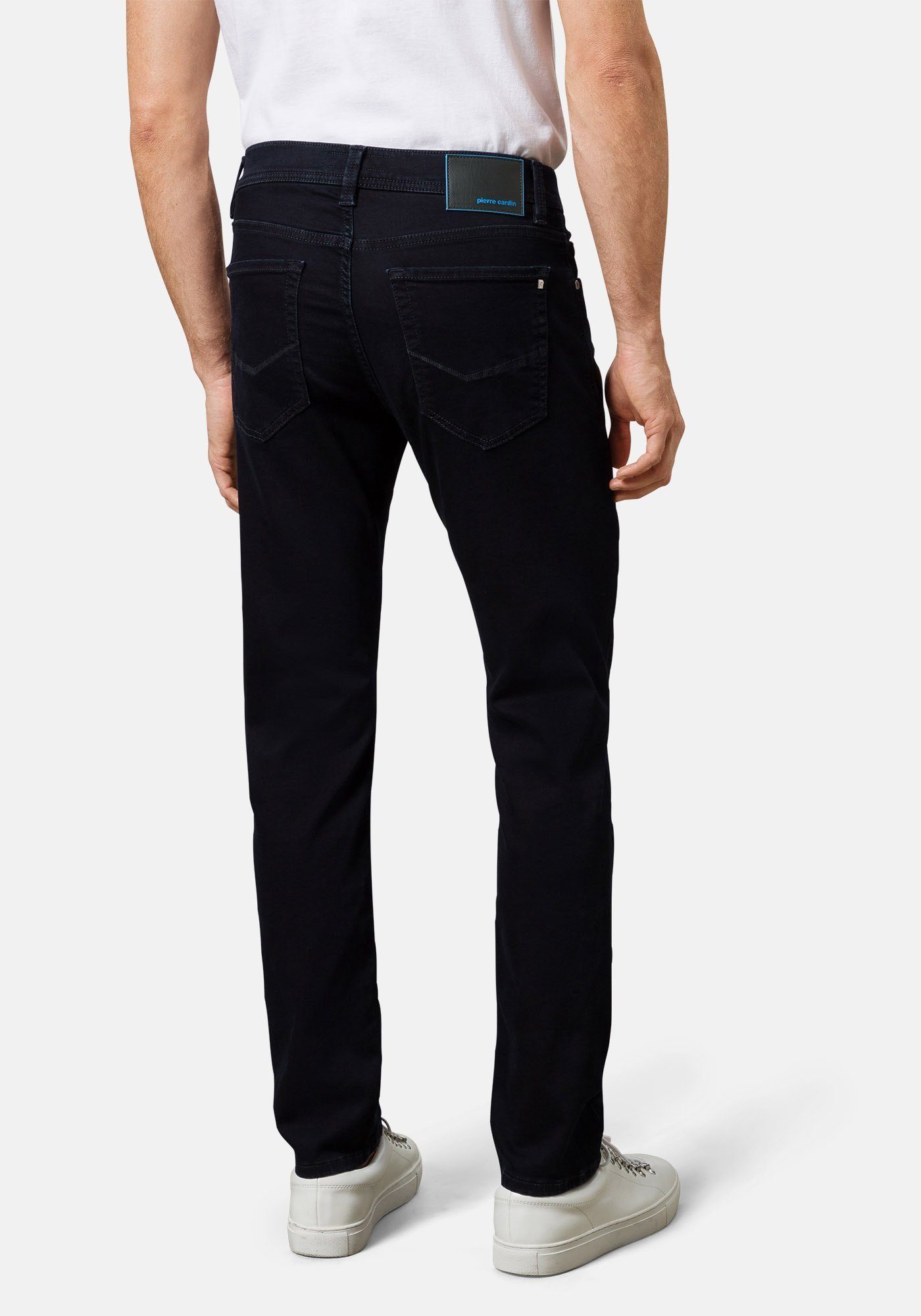 Lyon und bequem Used 5-Pocket-Jeans Futureflex Pierre Tapered Blue/Black Denim, Cardin elastisch