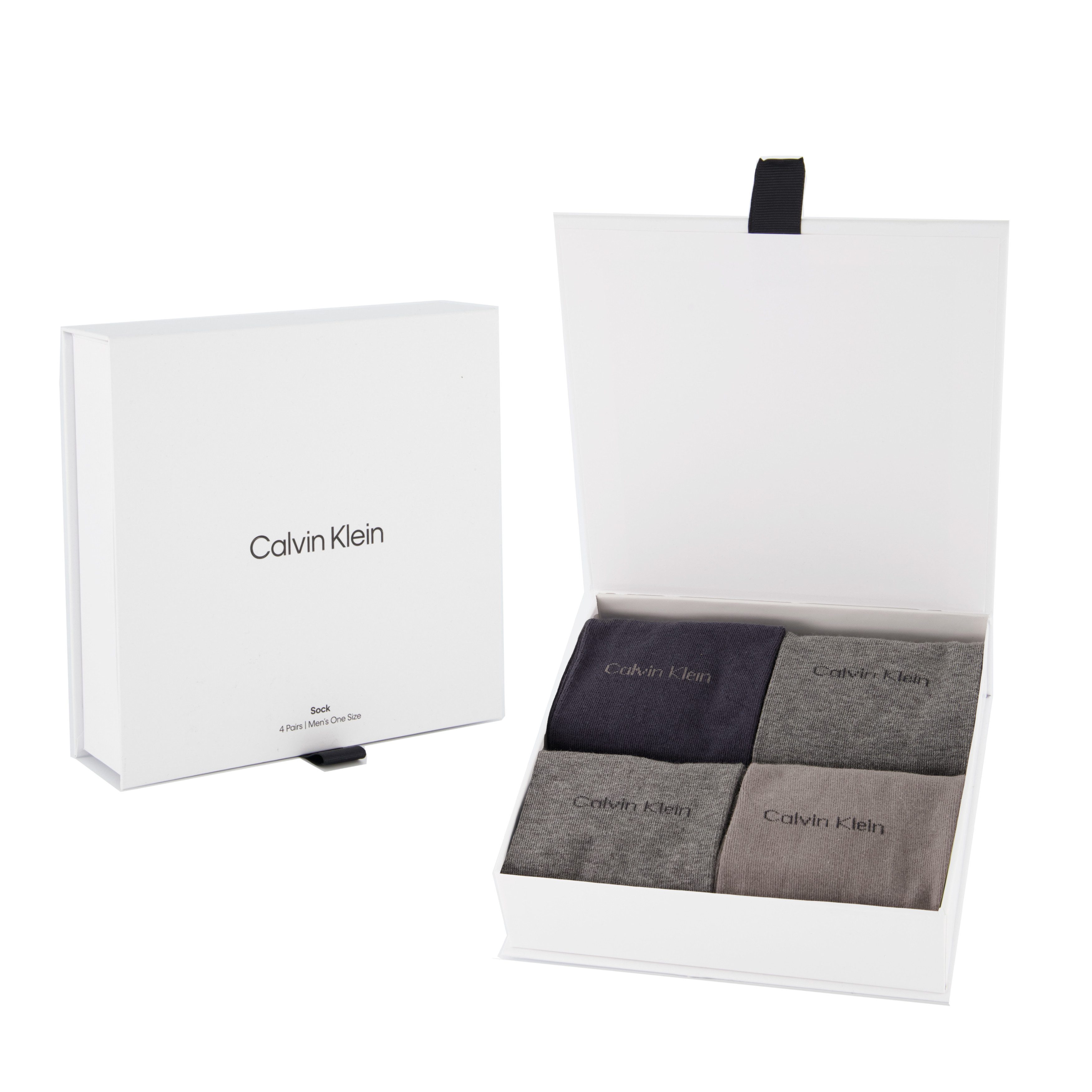 Calvin Klein Socken CK MEN SOCK 4P GIFTBOX CLASSIC (4er Pack)