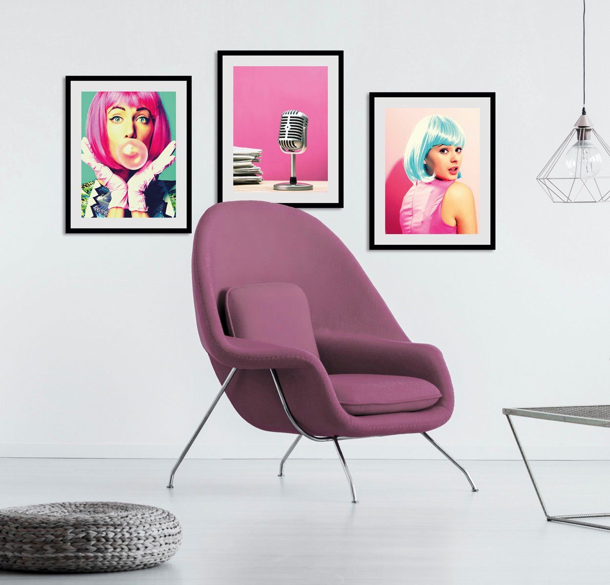 queence Bild ON AIR, Technik, historische Ereignisse (1 St), HD Premium Poster-Druck inkl. Holzrahmen