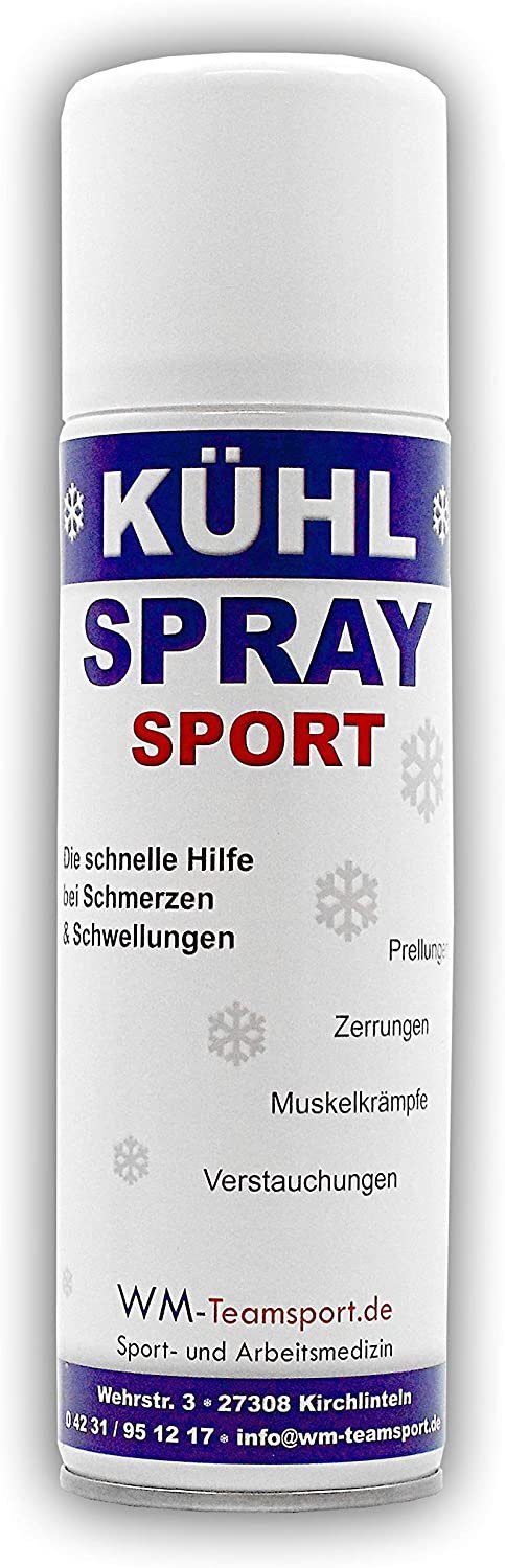 WM-Teamsport Kühlpflaster WM-Teamsport Original Sport- Kühlspray, Eisspray, Kältespray 300 ml, Parfümfrei