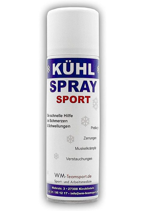 WM-Teamsport Kühlpflaster WM-Teamsport Original Sport- Kühlspray Eisspray Kältespray 300 ml Parfümfrei