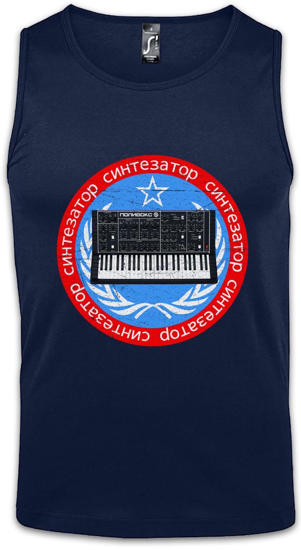 Urban Backwoods Tanktop Soviet Synthesizer II Ärmelloses T-Shirt Russland Russia Russisch Rus Synthesizer Electro Techno LFO
