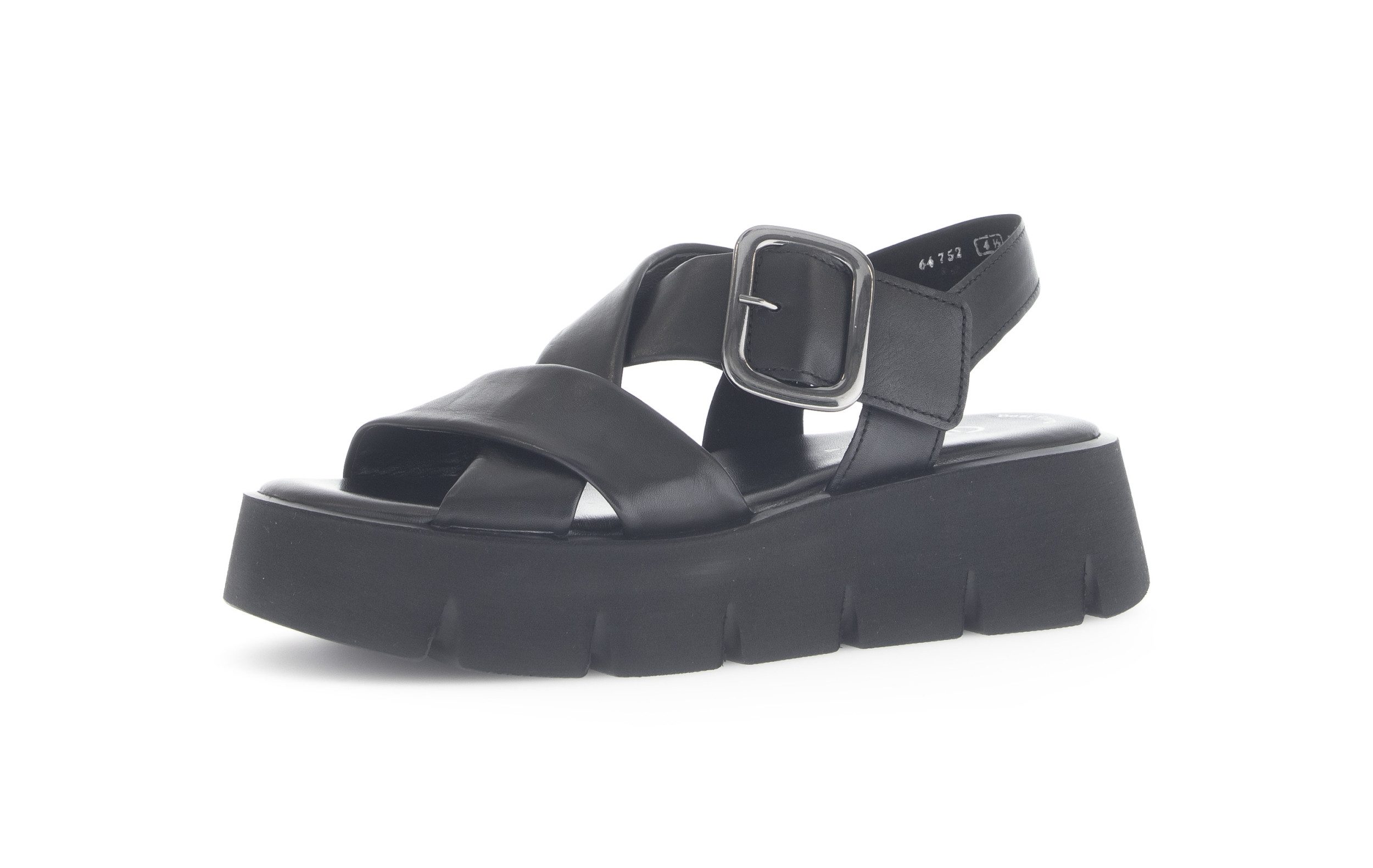 Gabor GABOR Plateau Sandalen Schwarz Keilsandalette günstig online kaufen