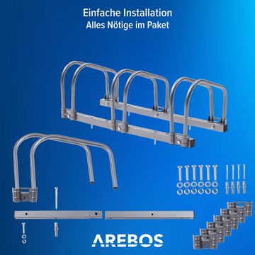 Arebos Fahrradständer Mehrfachständer Radständer Aufstellständer Fahrradhalter
