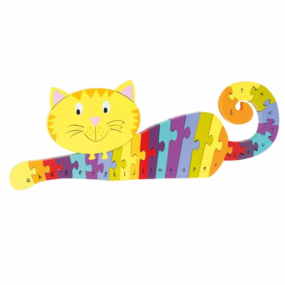 Nici Konturenpuzzle ABC Puzzle Katze, 27 Puzzleteile