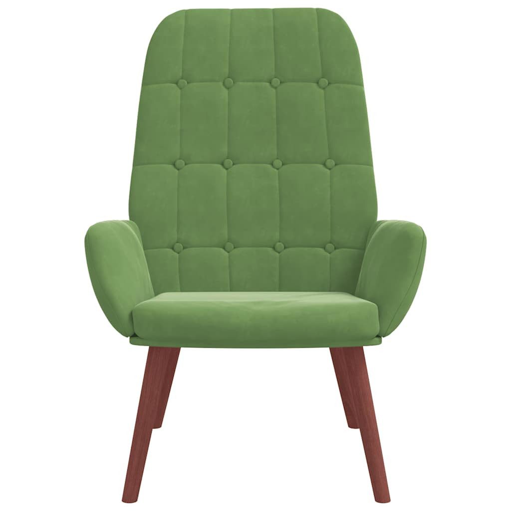 vidaXL Sessel Relaxsessel Hellgrün Samt (1-St) günstig online kaufen