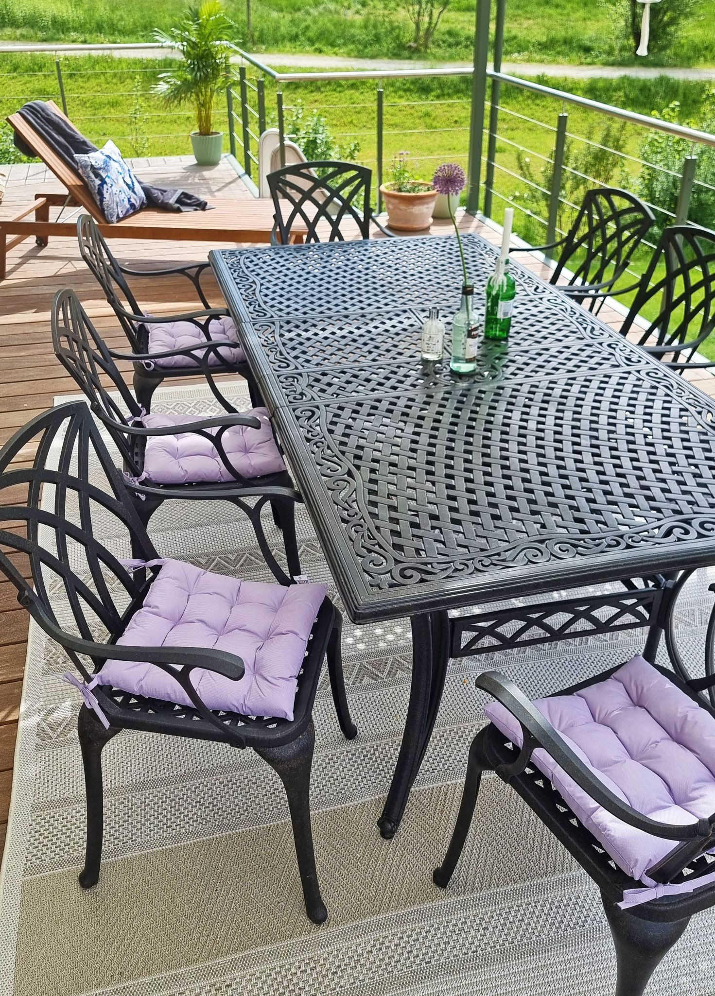JACK Stuhlkissen JACK Outdoor 38x38cm Sitzkissen Lounge Kissen Sitzkissen Wasserfest, mit Lotus Effekt, robust, strapazierfähig, für Innen & Außen