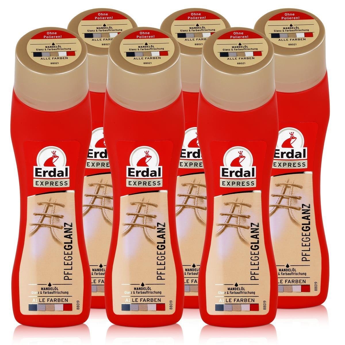 Erdal Erdal Express Pflegeglanz alle Farben 75ml - Mit Mandelöl (6er Pack) Reinigungstücher