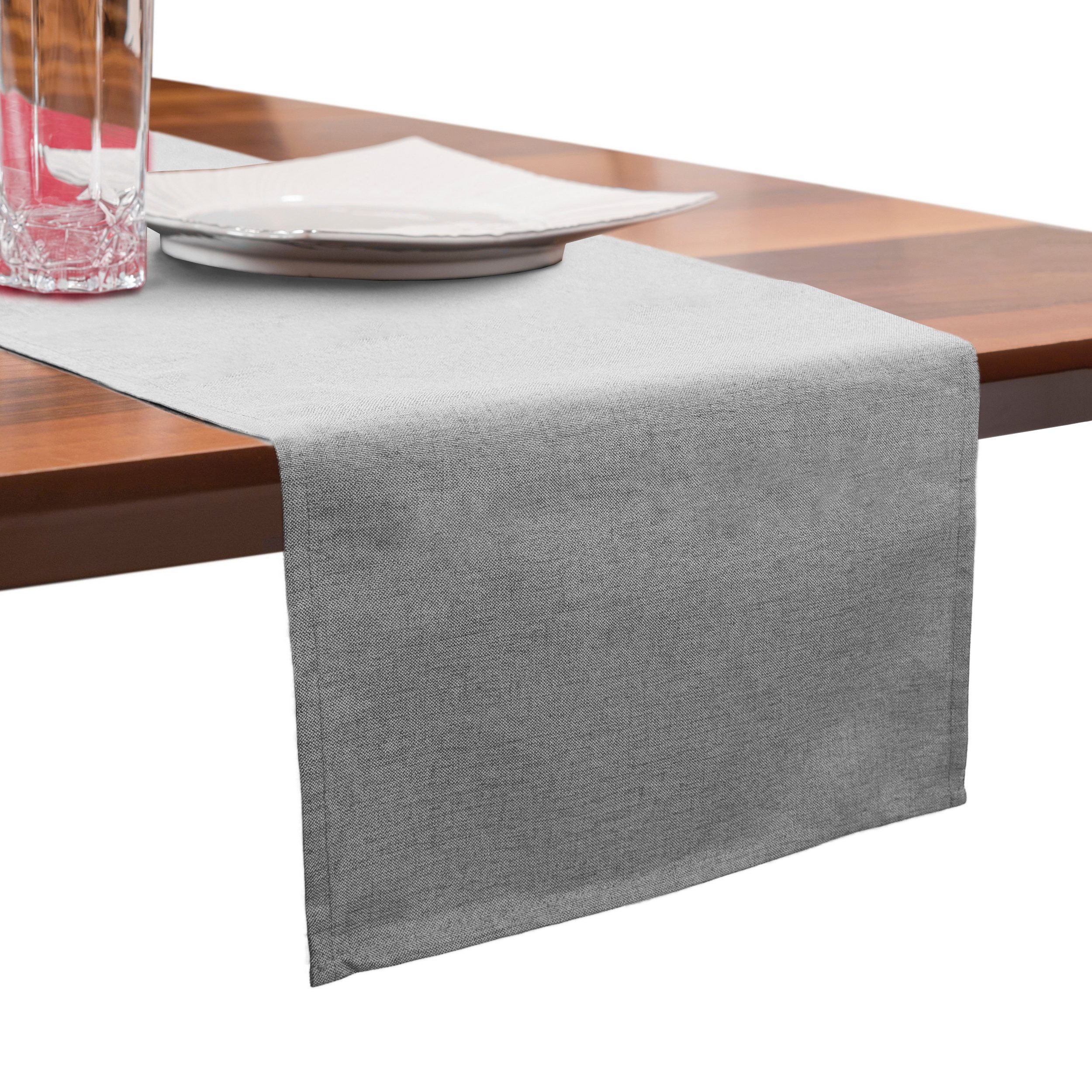 OTTO home Tischläufer Meellon (Packung 1-tlg), unifarben, modern, strukturiert, Esszimmer, Esstisch, Deko