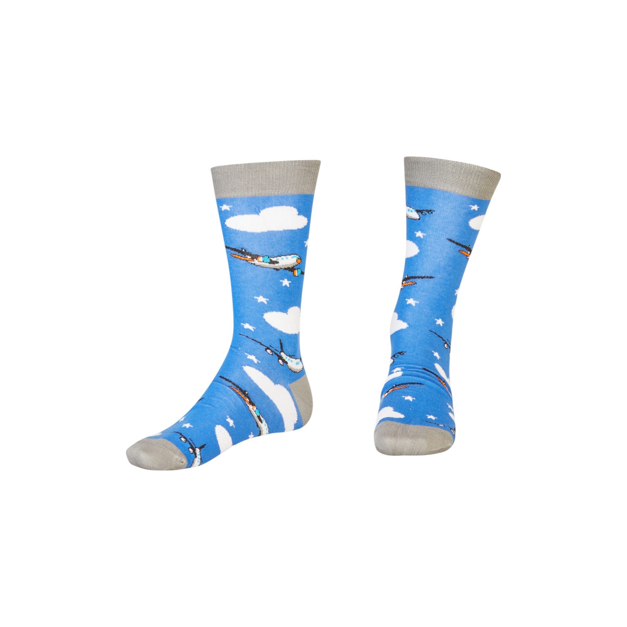 AbgeStrumpft Freizeitsocken AbgeStrumpft Flugzeug Socken (1 Paar, 1-Paar, 1 Paar) lustiges Design