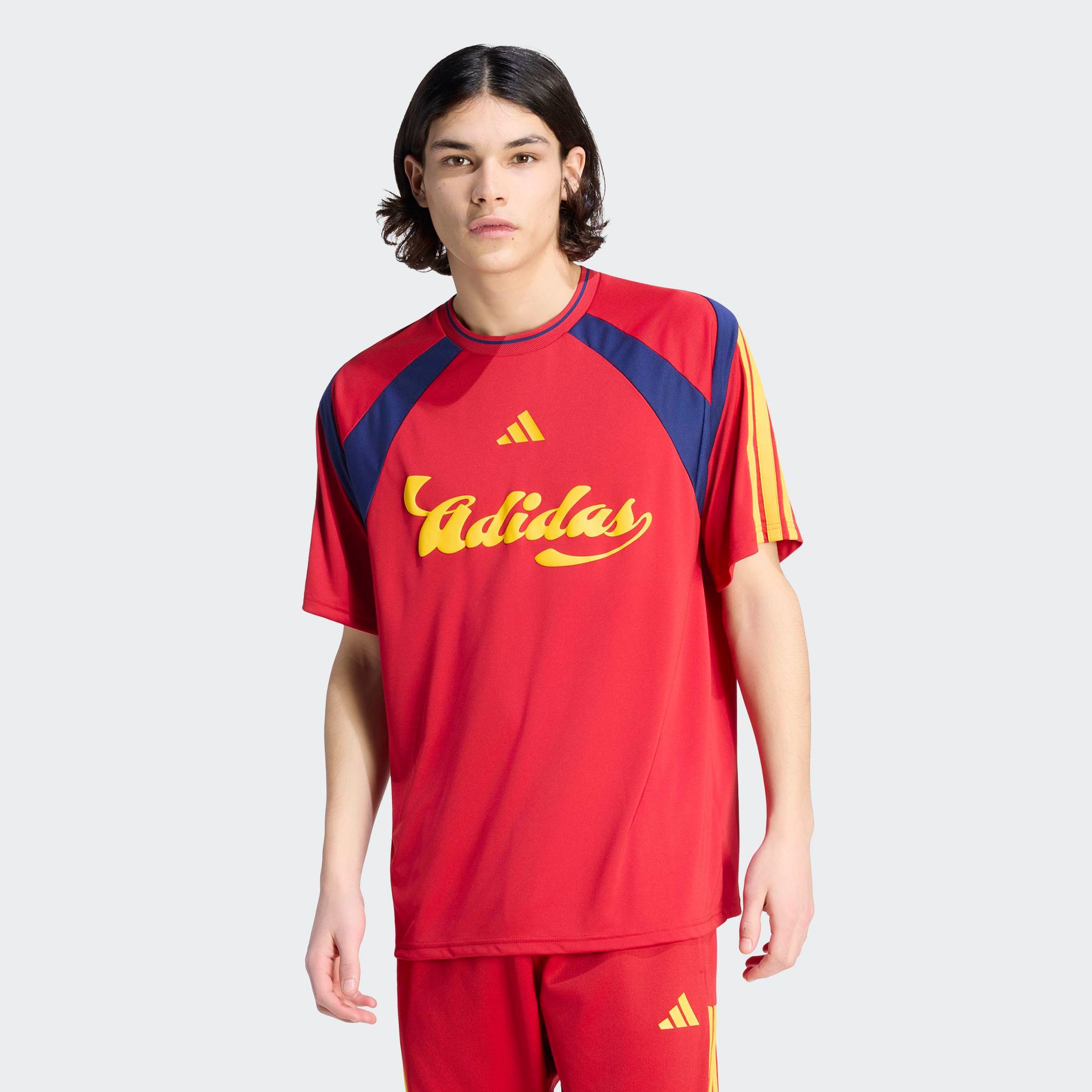 adidas Sportswear T-Shirt M TIRO NP TEE mit Reißverschluss, normaler Schnitt, gerader Abschluss