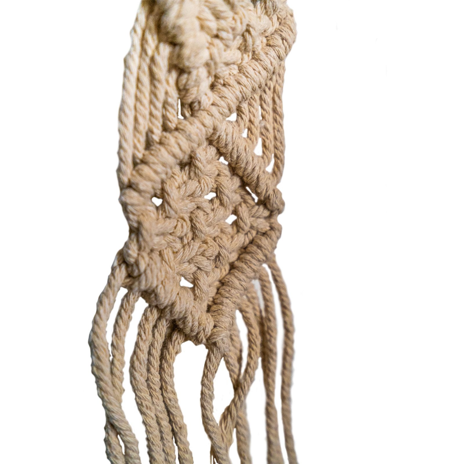 HTI-Line Dekospiegel Spiegel Viola (Stück, 1-St., 1 Spiegel), Wandspiegel Makramee Stoffgeflecht