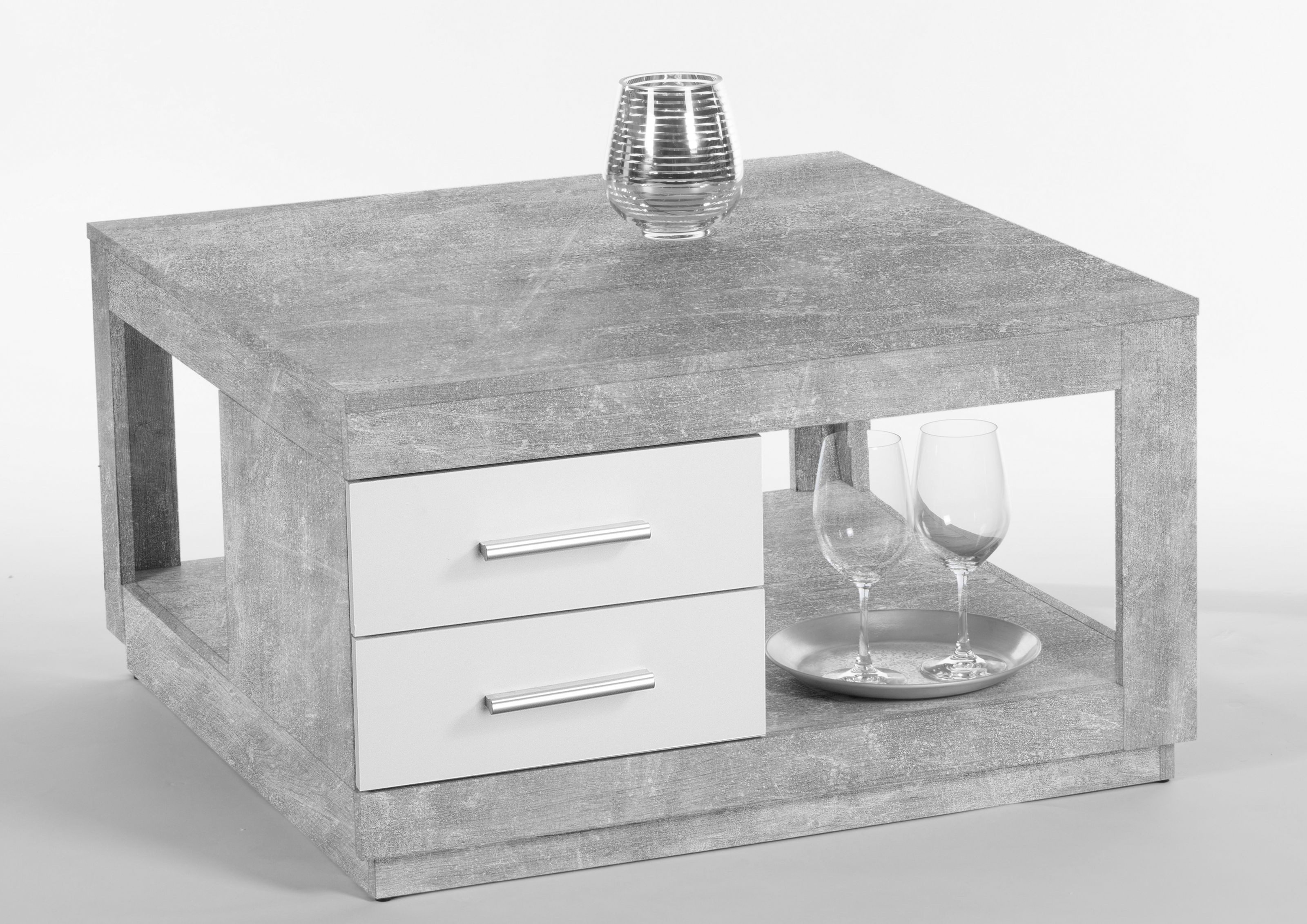 Stolkom Sp.z.o.o. Couchtisch 80 x 45,6 x 80 cm (B/H/T) günstig online kaufen