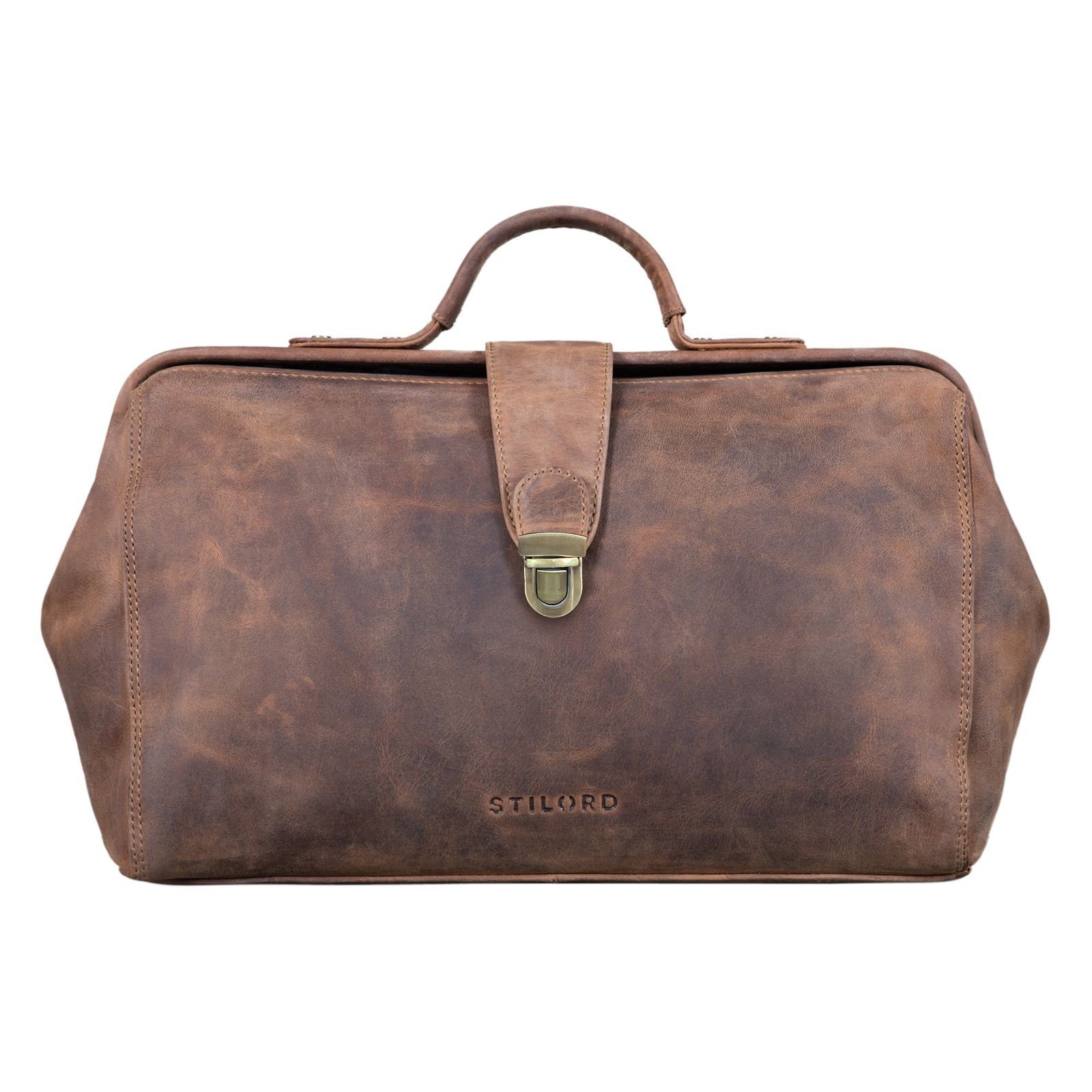 STILORD Aktentasche STILORD "Percy" Arzttasche Leder Vintage
