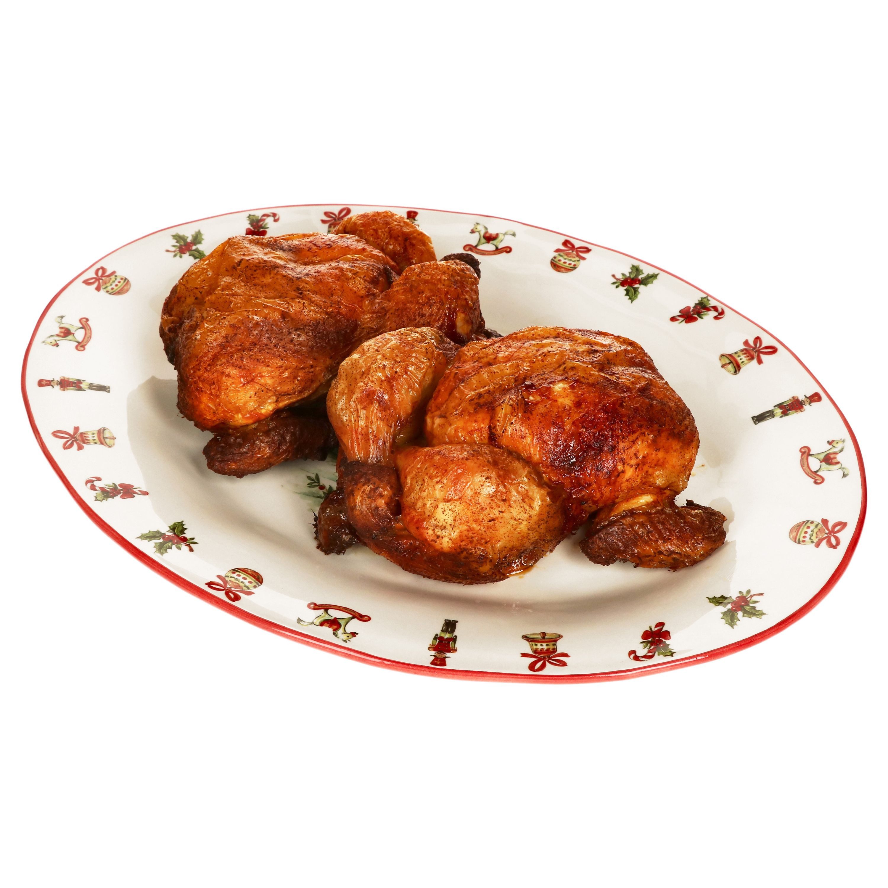 MamboCat Servierplatte Maestro Natale Servierplatte oval Keramik XXL-Teller Beilagen Braten, Keramik