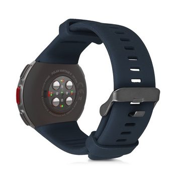 kwmobile Uhrenarmband Armband für Polar Vantage V, Ersatzarmband Fitnesstracker - Fitness Band Silikon