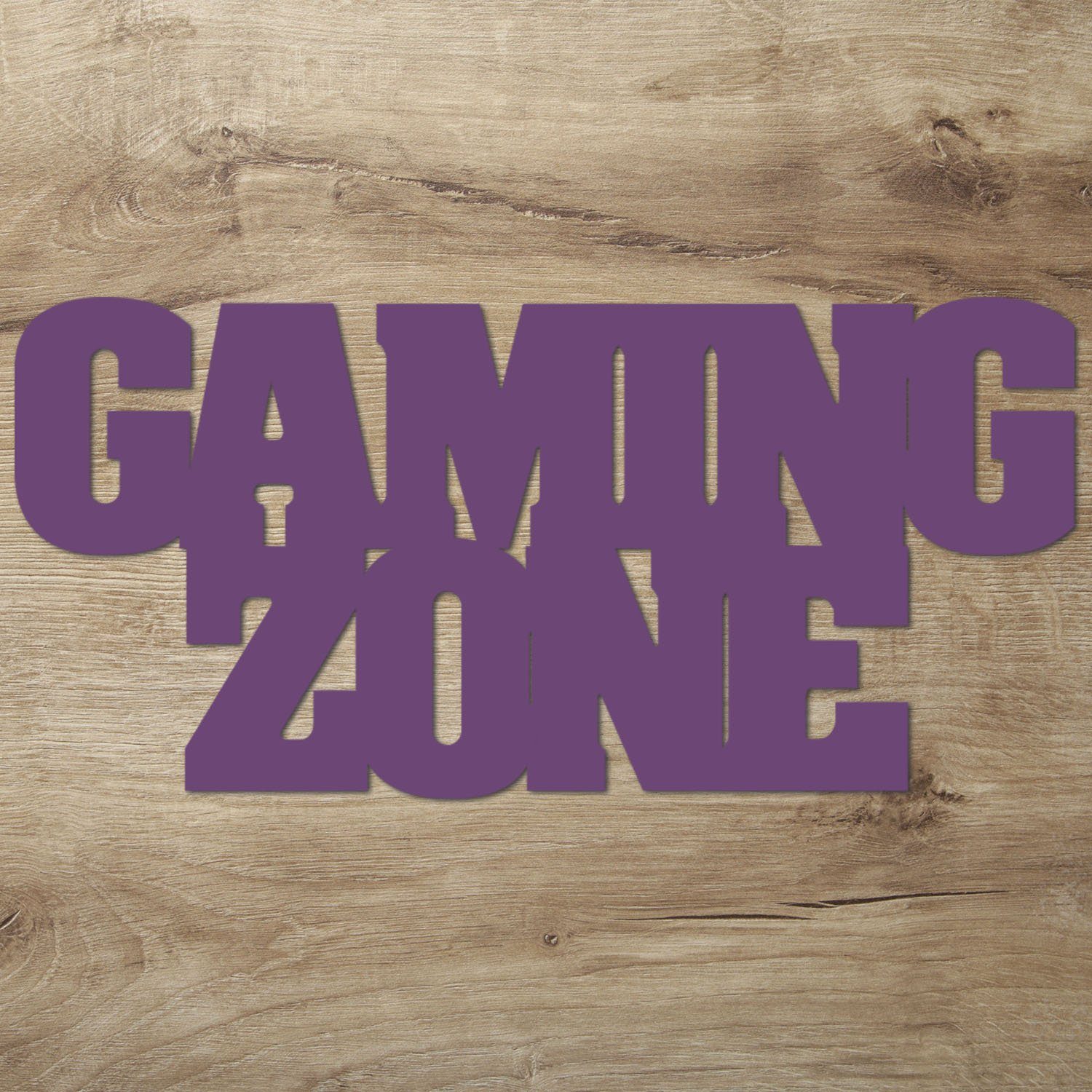 Namofactur LED Dekolicht Gaming Zone - Gamer Licht Wanddeko mit RGB Farbwec günstig online kaufen