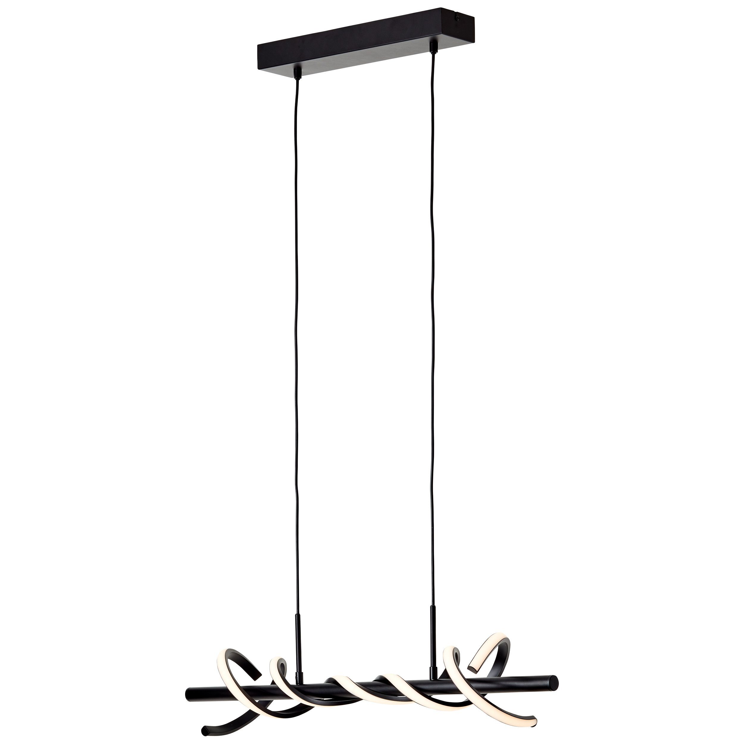 schwarz, Amalie LED Metall/Kunststoff, Brilliant Pendelleuchte 80cm Amalie, LED integ Pendelleuchte 1x