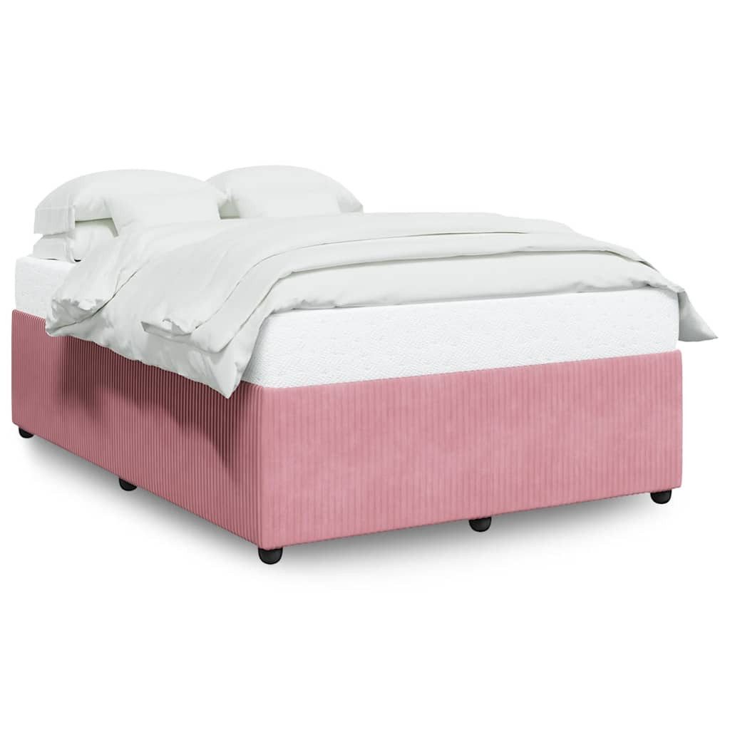 vidaXL Bett Bettgestell Rosa 160x200 cm günstig online kaufen