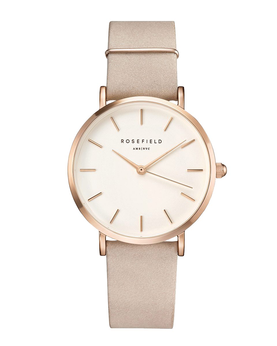 ROSEFIELD Quarzuhr ROSEFIELD Damenuhr West Village 33mm Rosa