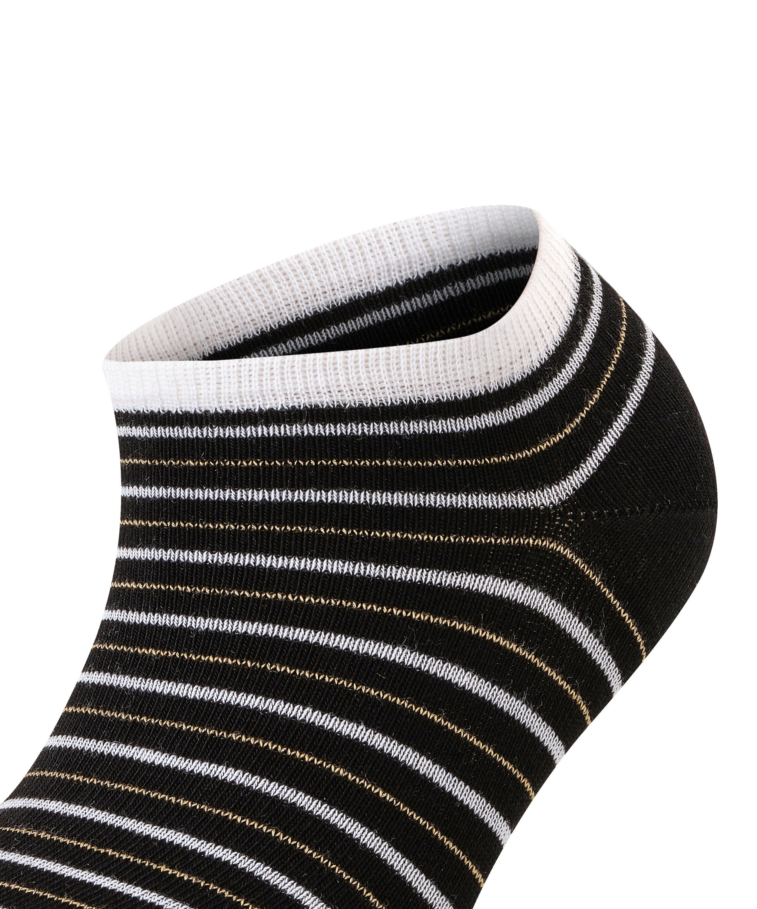 Sneakersocken FALKE (1-Paar) mit black Lurexgarn Shimmer Stripe (3000)