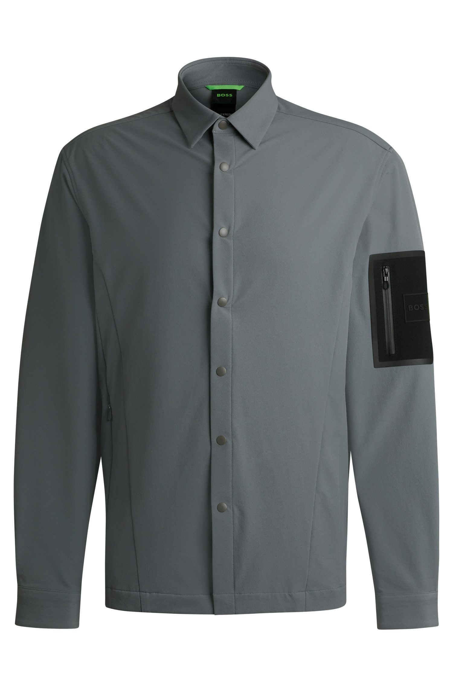 BOSS GREEN Hemdjacke B_EXPEDIT_L mit Ärmeltasche günstig online kaufen