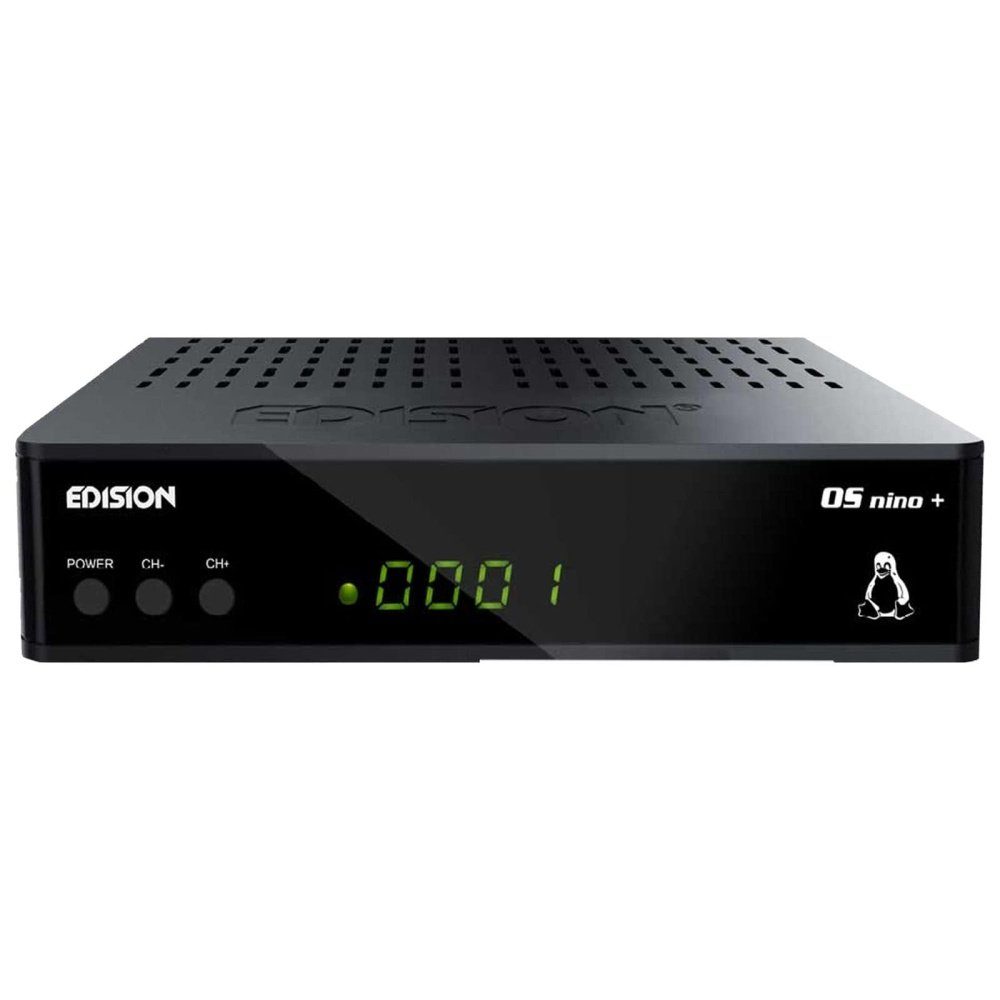 EDISION OS NINO PRO Full HD Linux E2 Combo Receiver H.265/HEVC (1 x DVB-S2X, 1 x DVB-T2/PS/2, Multistream, Blind Scan, WLAN onboard, Bluetooth onboard, 2x USB, HDMI, LAN, Linux, kaartlezer) (Rose Gold