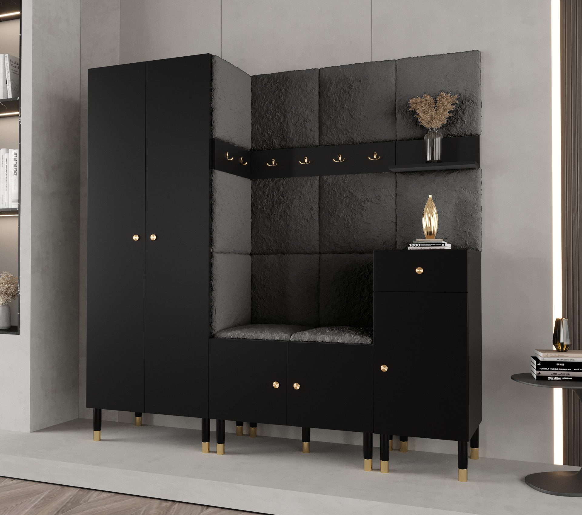 ABIKS MÖBEL Kompaktgarderobe PALERMO Set 1 günstig online kaufen