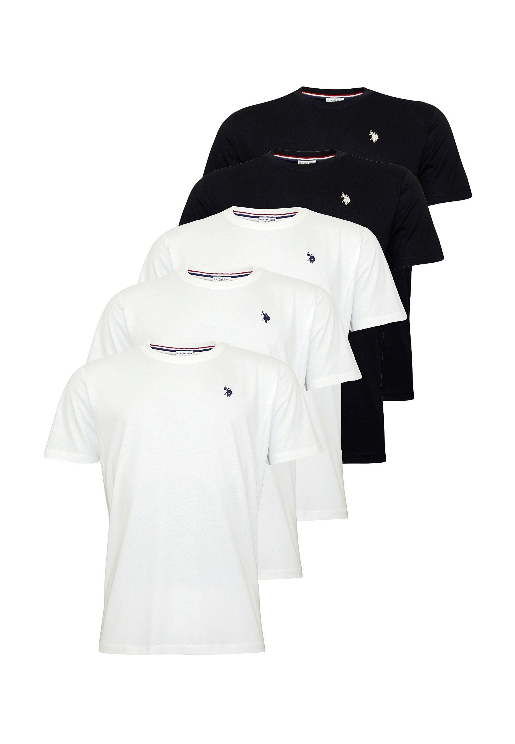 U.S. Polo Assn. T-Shirt T-Shirt Kurzarmshirt 5er Pack (5-tlg., 5)