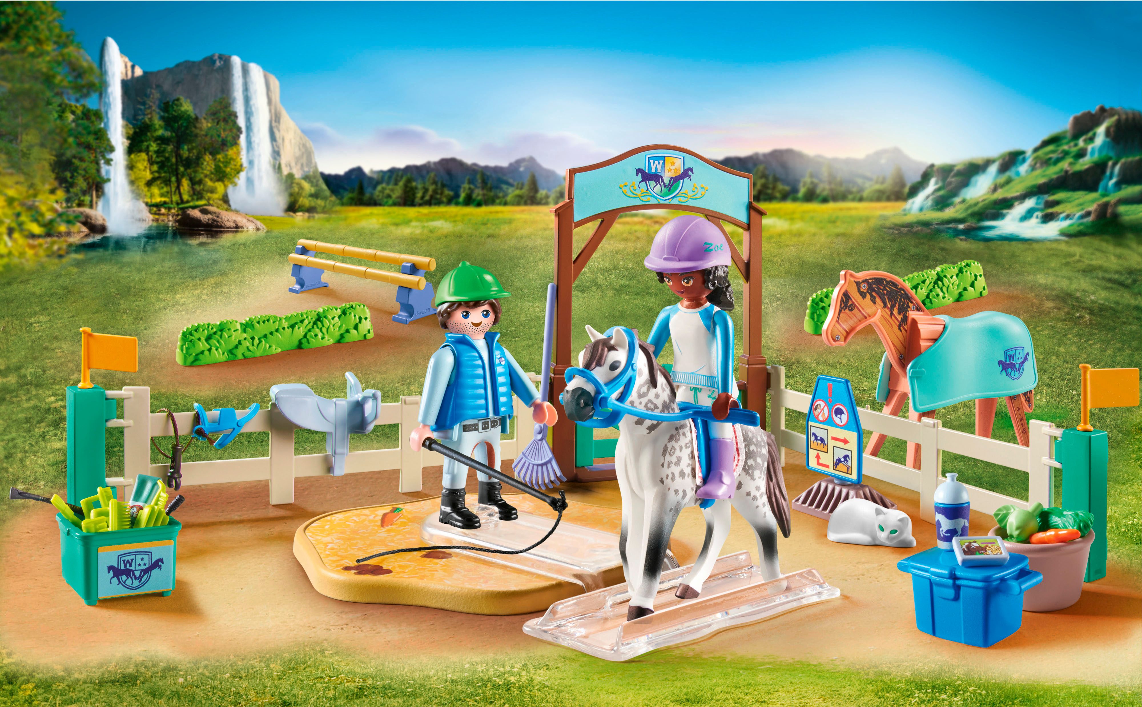Playmobil® Moderne Reitschule (71637), Horses of Waterfall Konstruktions-Sp günstig online kaufen