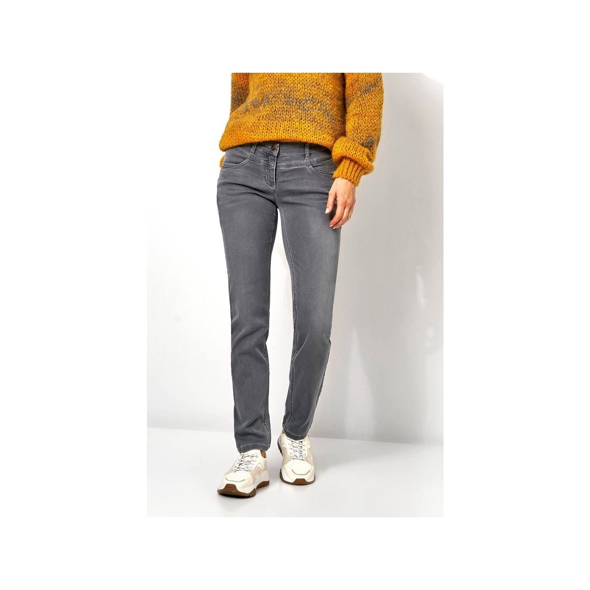 (1-tlg) TONI 5-Pocket-Jeans dunkel-grau