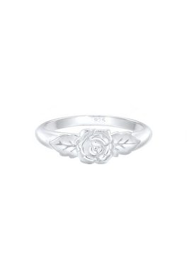 Elli Fingerring Rosenblüte Blume Vintage Look Trend 925 Silber