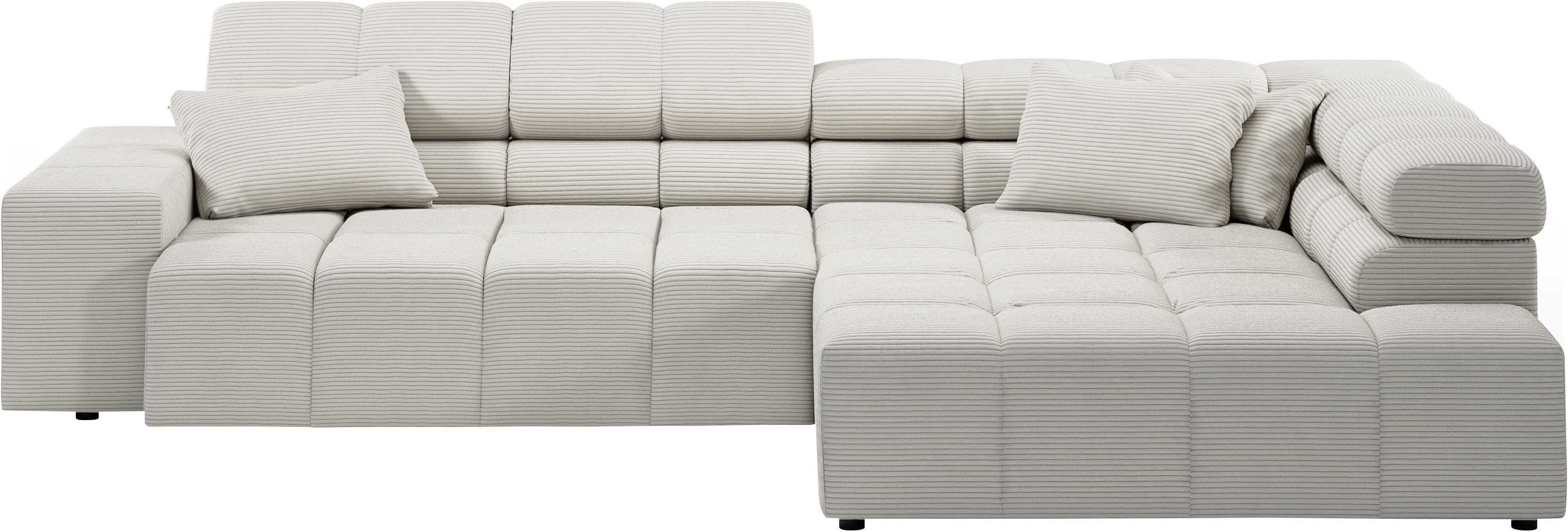 INOSIGN Ecksofa Ancona incl. Kopfteilverstellung, OTTOs günstig online kaufen