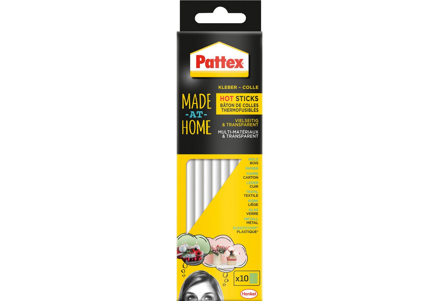 Thumbnail - Pattex Bastelkleber Pattex Heißklebestick transparent 20g Nr. PMHHS, PA= 10Stk