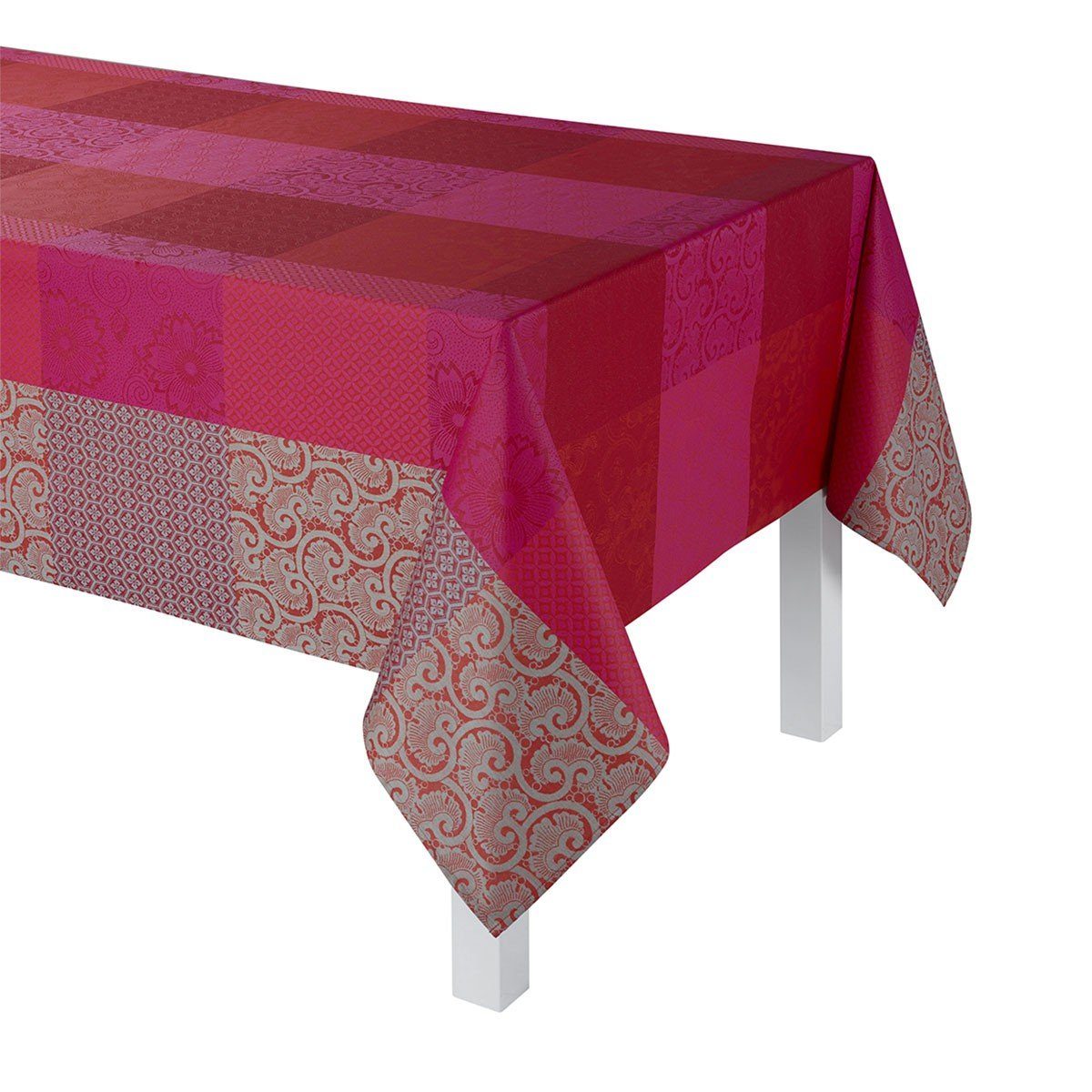 Le Jacquard Francais Tischdecke Le Jacquard Français Tischwäschekollektion Fleurs De Kyoto, jacquard-gewebt