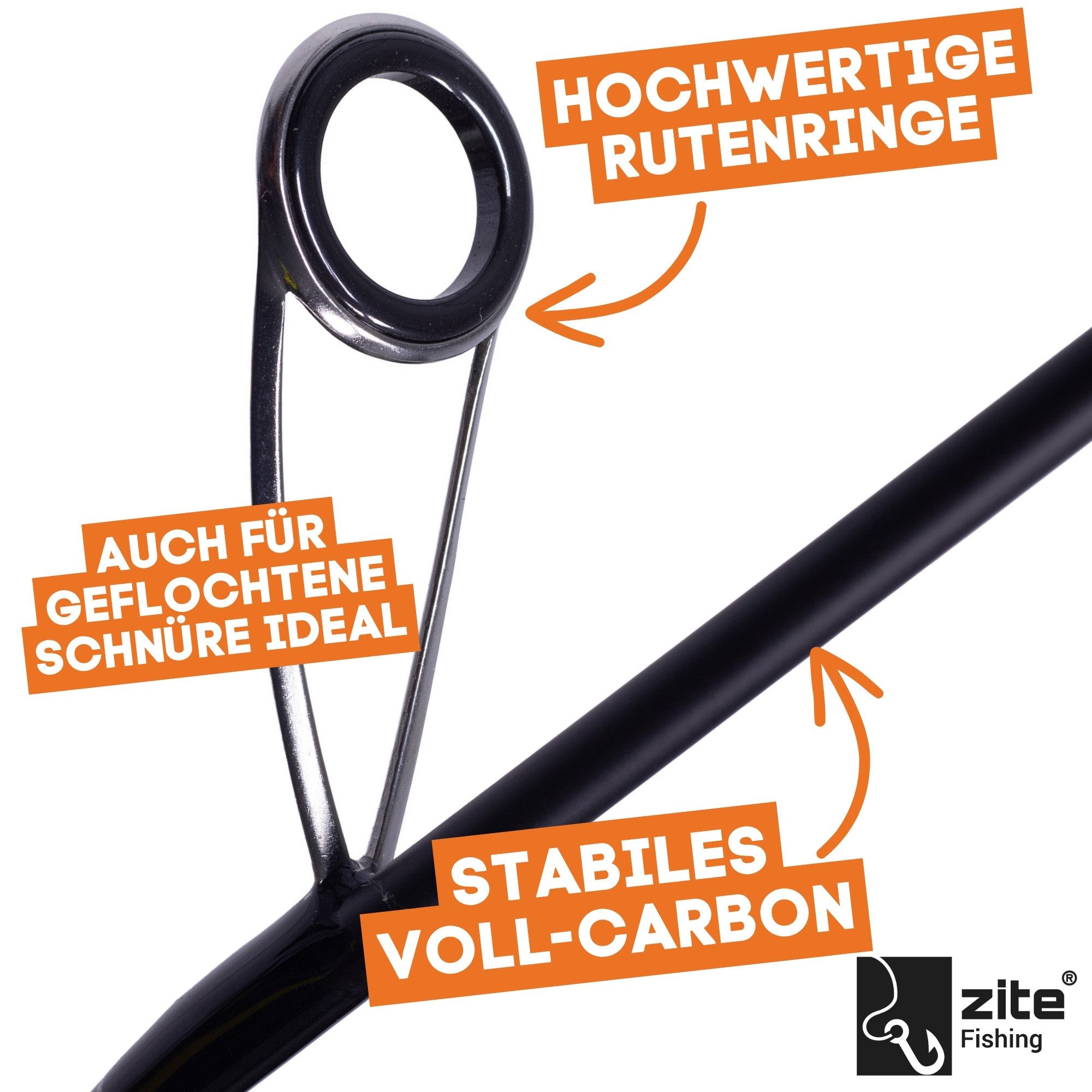 Zite Forellenrute Zite Fishing Solid Strike UL Rute 200cm 0,5–3g mit Solid Tip Spitze – Bild 3 von 5