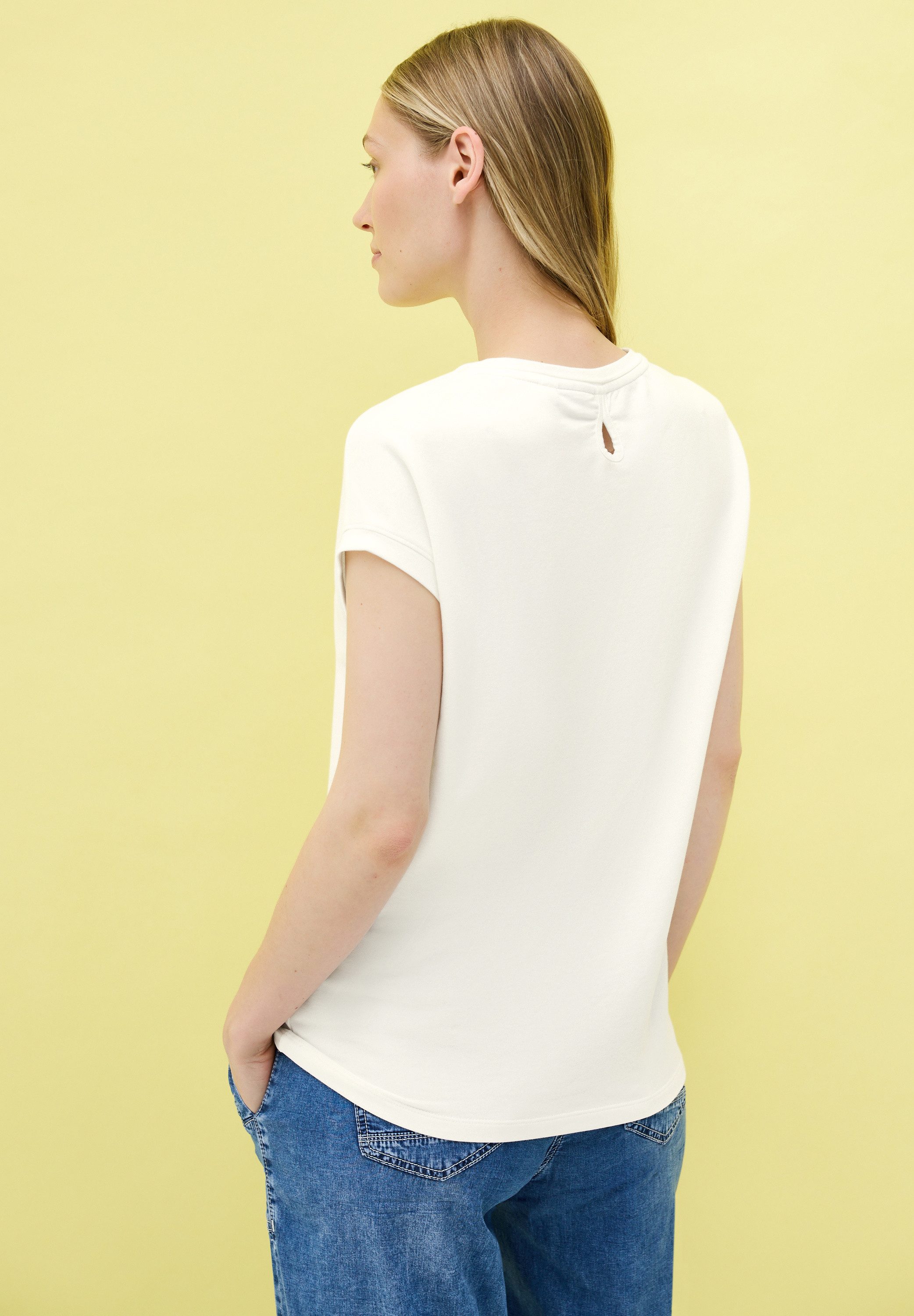 CECIL T-Shirt mit Glitzer Print günstig online kaufen