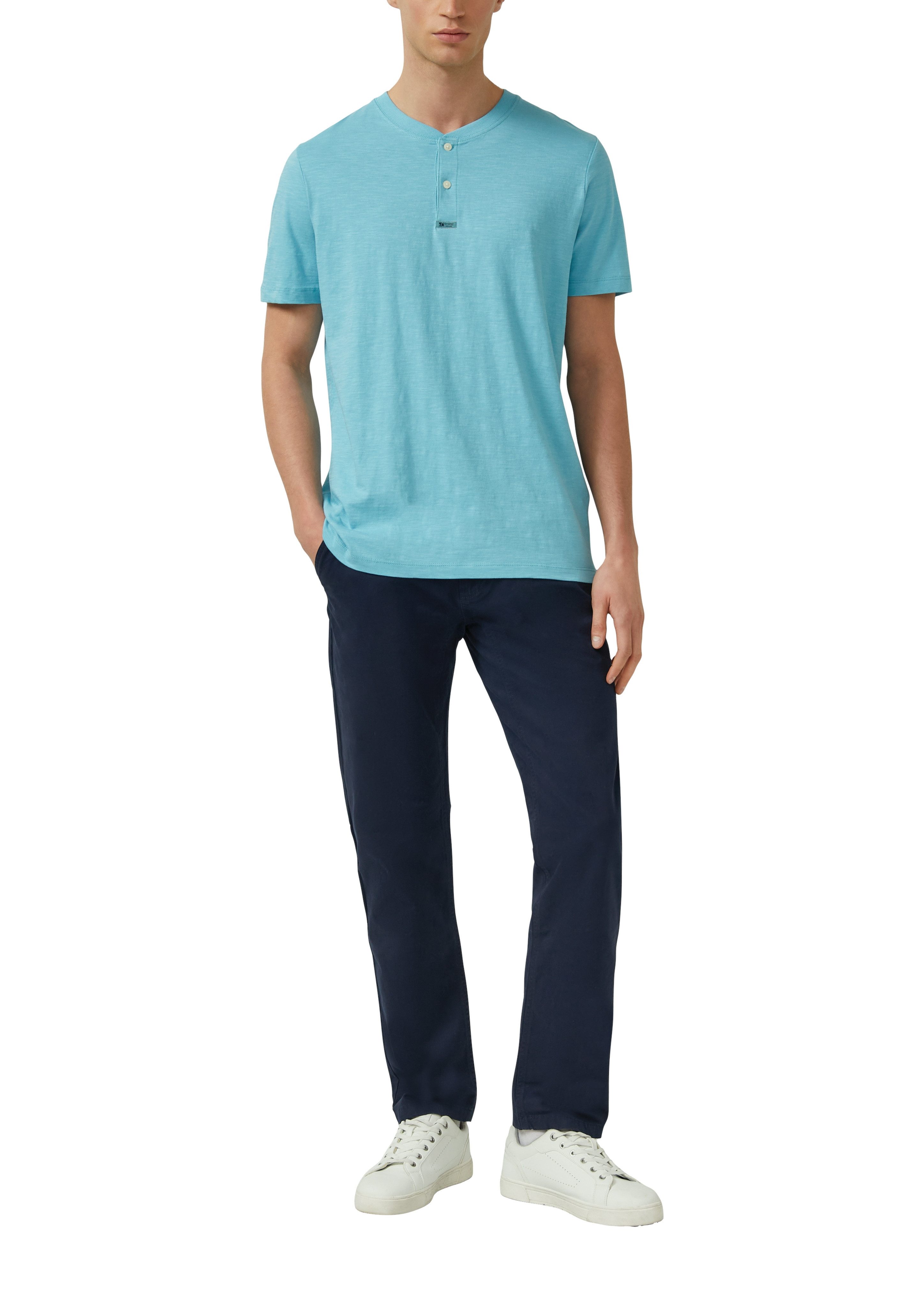 s.Oliver T-Shirt mit Henley Kragen – Bild 3 von 4
