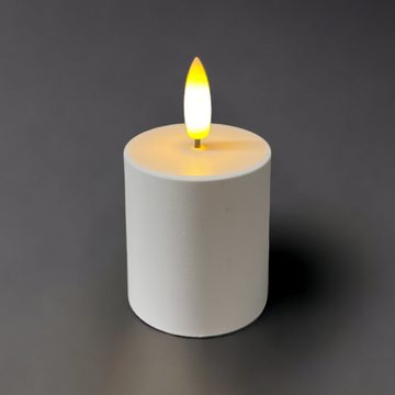 Coen Bakker Deco BV LED-Kerze Annas Collection, 2er Set LED Kerzen 4,5x8cm Kunststoff weiß