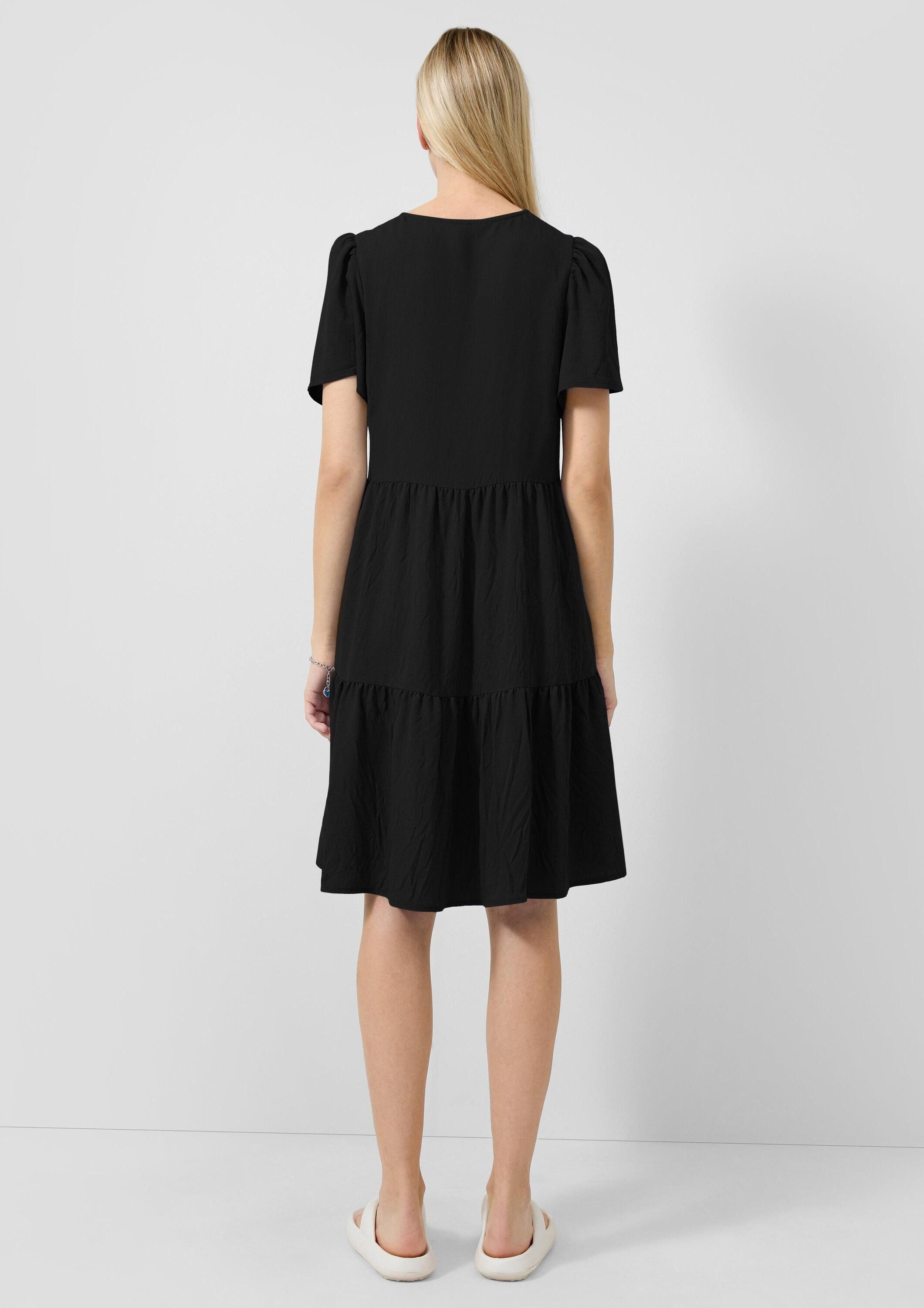 QS Minikleid Kleid Knielanges Stufenkleid