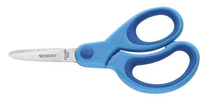 WESTCOTT Universalschere WESTCOTT E-20583 00 Bastelschere 13 cm spitz blau