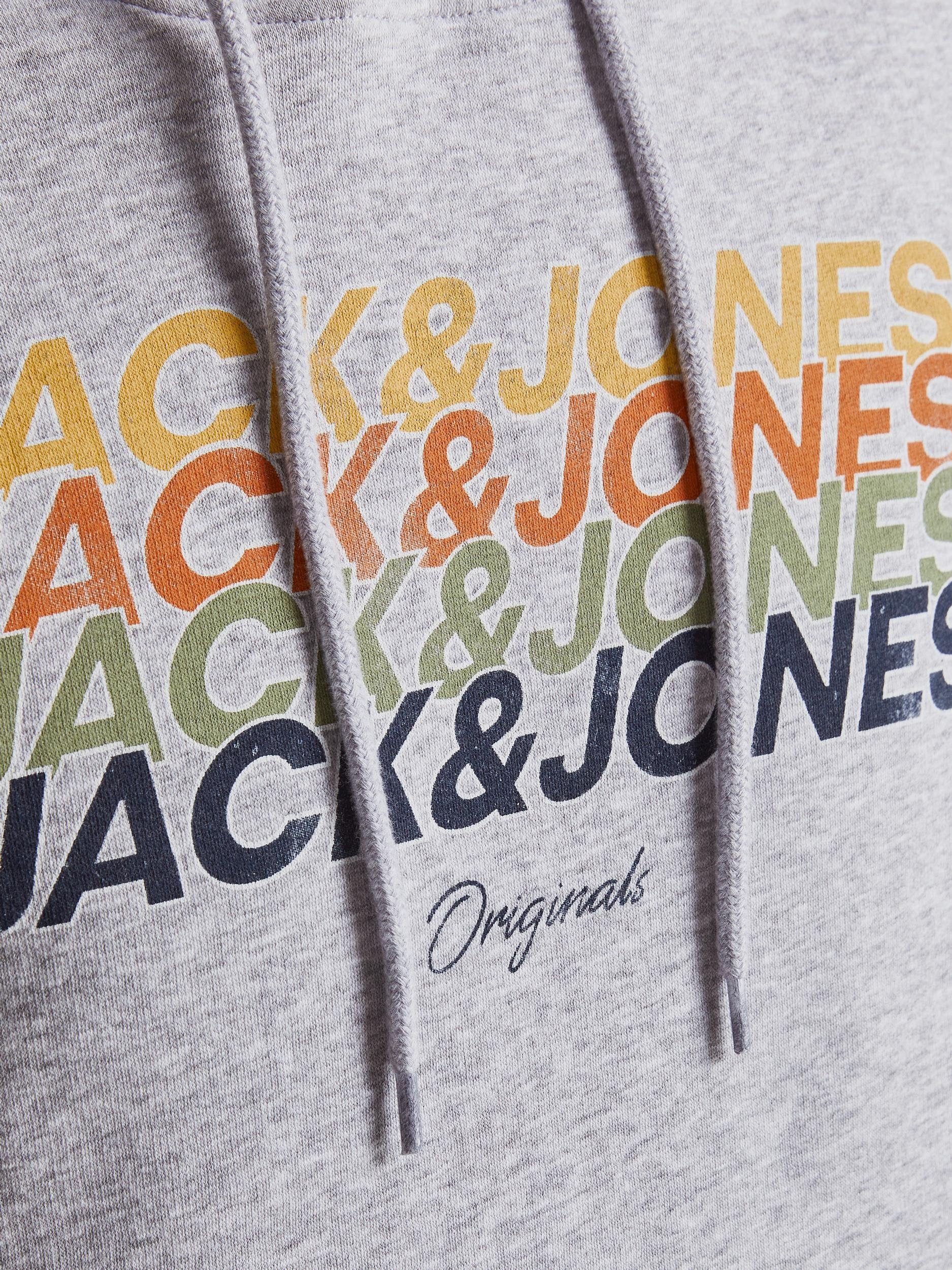 Jack JORBRADY mit Sweatshirt grau & Pullover SWEAT Jones Kapuze HOOD Hoodie