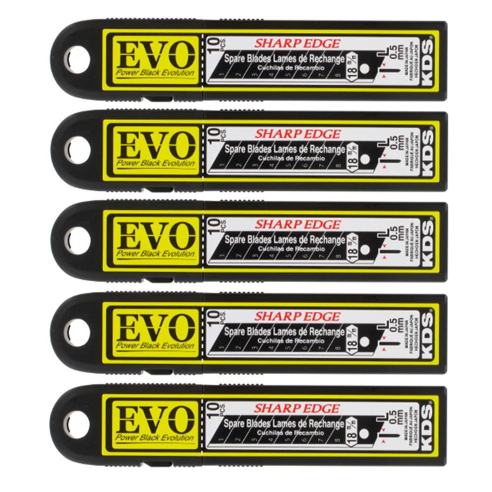 KDS Japan Cuttermesser Japanklingen KDS 18mm extrem scharf 50 Stück Power B günstig online kaufen