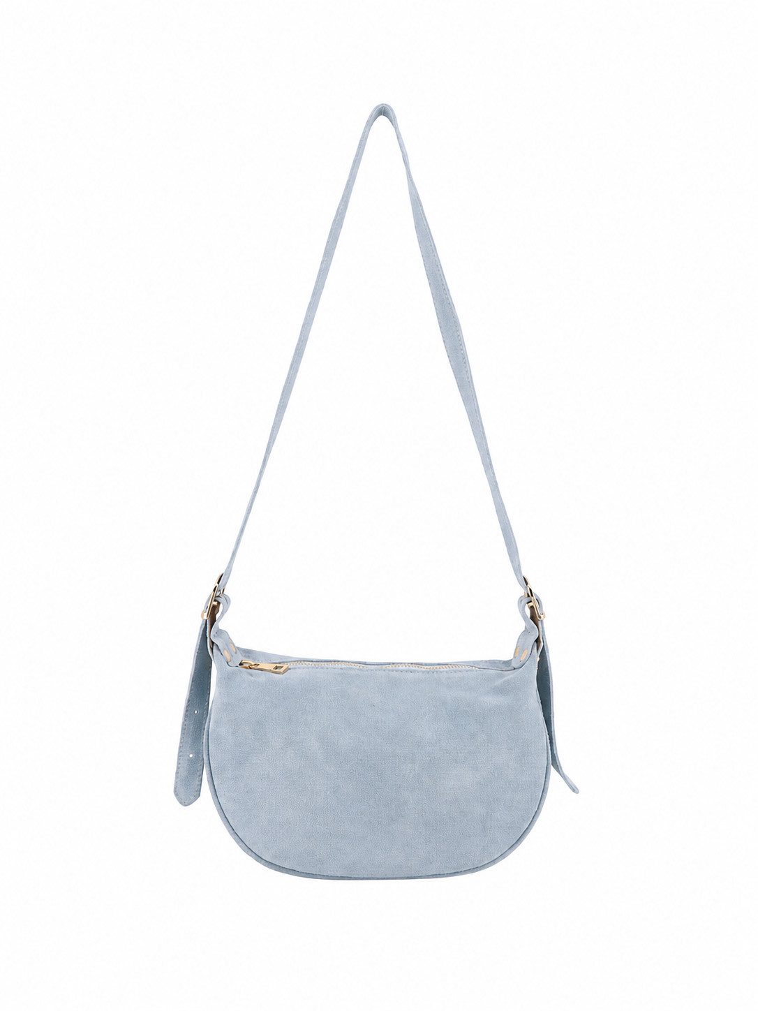 BRISE TASCHE Umhängetasche City Elegance aus 100 % Wildleder, 100 % Wildleder, verstellbarer Schulterriemen, Reißverschluss