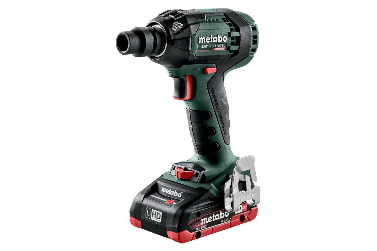 metabo Akku-Schlagschrauber METABO Akkuschlagschrauber SSW 18 LTX 300 BL 300 Nm 2x4,0Ah LiHD