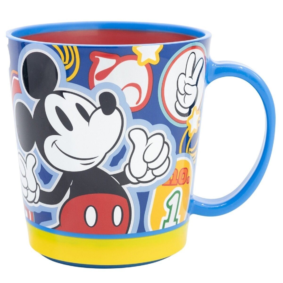 Disney Trinkflasche Disney Mickey Mouse Trinkbecher PP 410ml Drop Safe Smartgrip-System