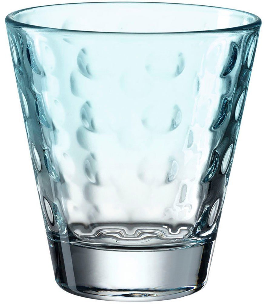 LEONARDO Gläser-Set OPTIC, 6-tlg., Glas, 215 ml, 6-teilig
