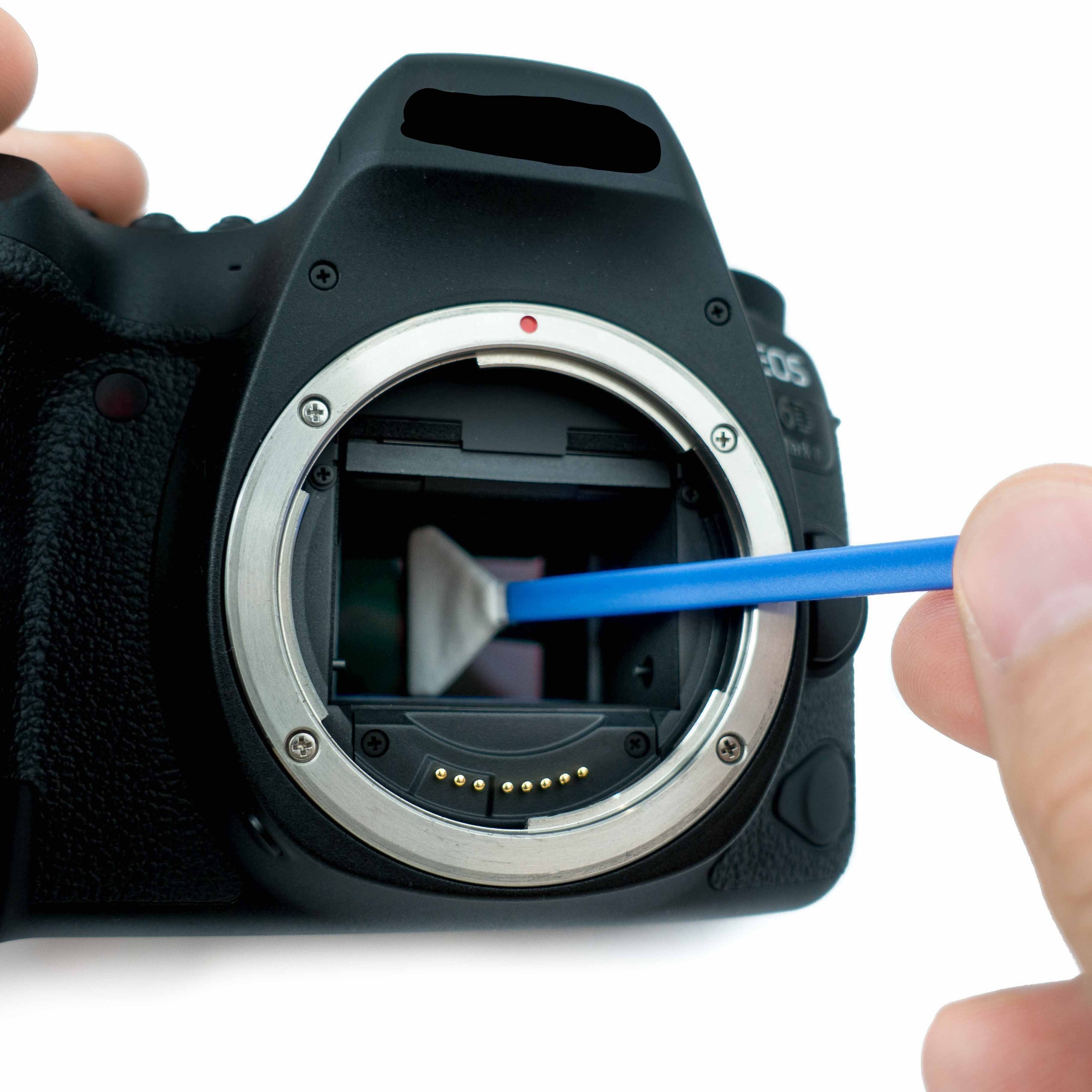 Kamera für inkl. 24mm Set) Set Swabs pro Reinigungsset verpackte APS-C MFT einzelnen Kamerazubehör-Set oder mit (12 Flüssigreiniger Swabs Sensor einzeln Sensoren., Vollformat, Swabs oder Lens-Aid als